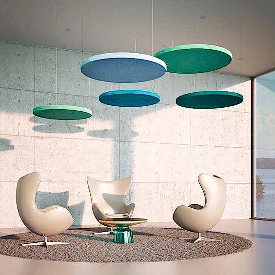 Akustik Baffle Tavan | Daire Keçe Panel Yerleştirme