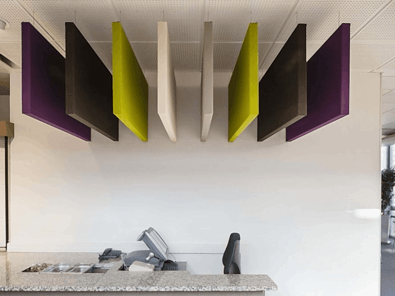 Akustik Baffle Tavan | Dikdörtgen Yerleştirme