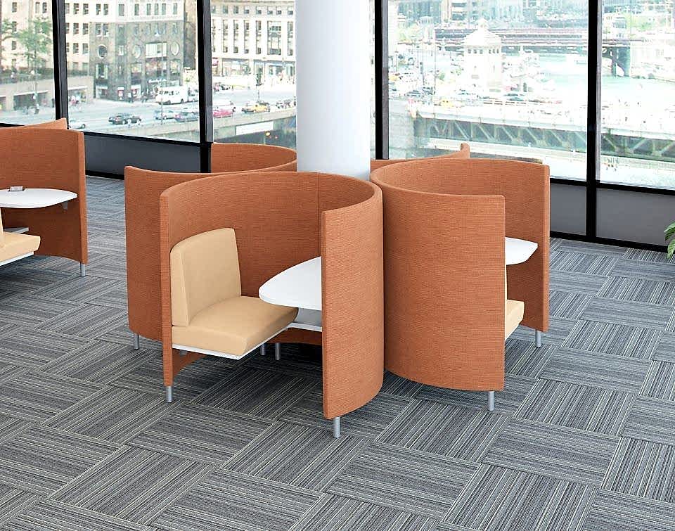 Görüşme Kabini AkustikDuo Yuvarlak